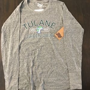 NEW Tulane collegiate long sleeve - with tags